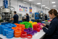 Fabricación de pulseras de silicona