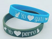 Precios de pulseras de silicona en bajo relieve